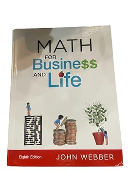 Hardcover Math for Business and Life 8th Edition Book