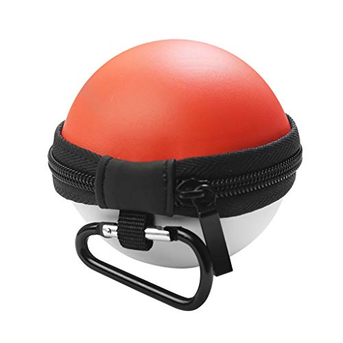 Preisvergleich Produktbild H HILABEE Aufbewahrungstasche Hartschalen Hülle Abdeckung mit Haken für Nintendo Switch Pokeball Plus