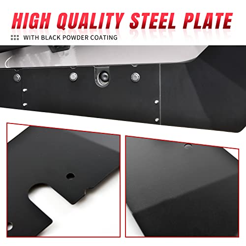 Image of Mudguard Lower Door Valance for Polaris RZR PRO XP 20-24, Rear Wheel Well Block Offs Rear Splash Guard Fender for Polaris RZR PRO XP 2020-2024 Accessories (4PCS)