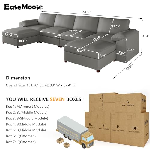 Luxury Faux Leather Reclining Sofa