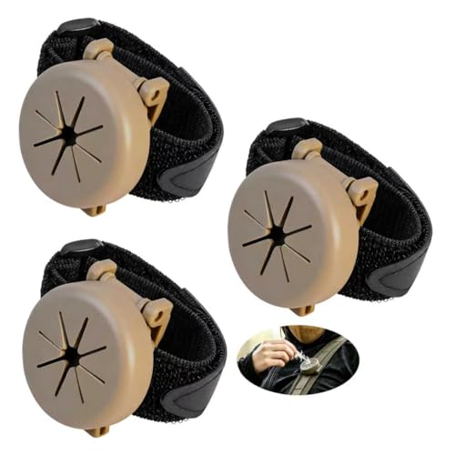 SHUJUKU 3 Pcs Lightweight Wind Direction Detector/Indicator, Milkweed Dispenser for Hunters, Hunting Wind Indicator Dispenser, Deer & Saddle Hunting Accessories, with MOLLE Clip and Velcro Strap