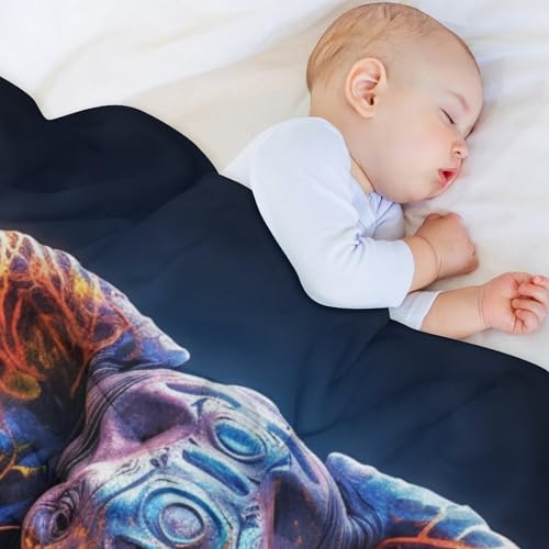 Couverture éléphant anti-froid pour canapé et lit en flanelle - 4