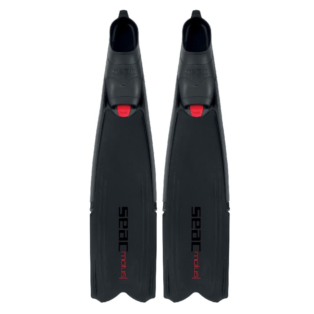SEAC Tris Motus Set - Motus Camo Long Freediving Soft Powerful Fins, One Mask and Jet Snorkel