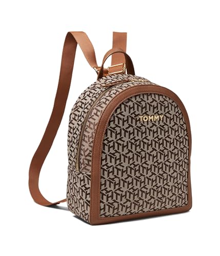 Tommy Hilfiger Tamara II SM Dome Backpack Tan/Dk Chocolate One Size