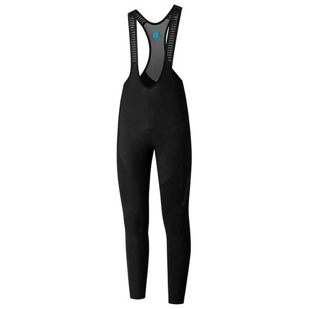 SHIMANO Beaufort Bib Tights - Ropa para Hombre, Color Negro, Talla S