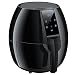 POSAME Air Fryer 1500W Electric Touch Screen Control Deep Fryer 4.0Qt. Capacity with Timer and Over-heat Protection, Dishwasher Safe Parts