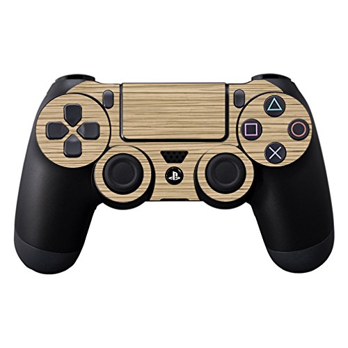 MightySkins Skin Compatible with Sony Playstation DualShock PS4 Controller Case wrap Cover Sticker Skins Light Zebra Wood