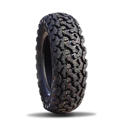 120/70-12 スクーター チューブレスタイヤ、58 J、フロント オートバイ/モペット 12インチリム、280 kPa 最大荷重 520 LBS、120/70/12 オフロード Neumatico 耐摩耗性 120 70 12 ノブ付きタイヤ