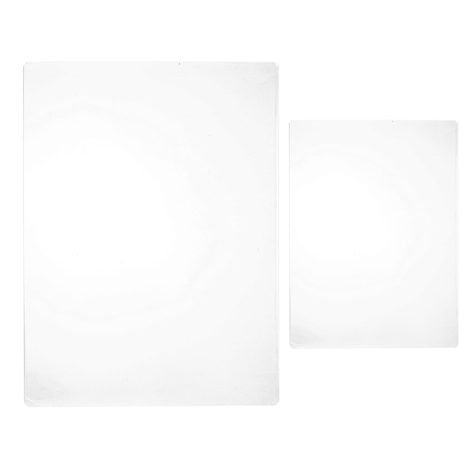 2pcs Gel Printing Plates Set A4 (26x20x0.8cm) and A5 (12.8x18x0.8cm) Soft Reusable Art Transfer Plates for DIY Printmaking, Craft Studio Gel Press for Drawing and Card Making