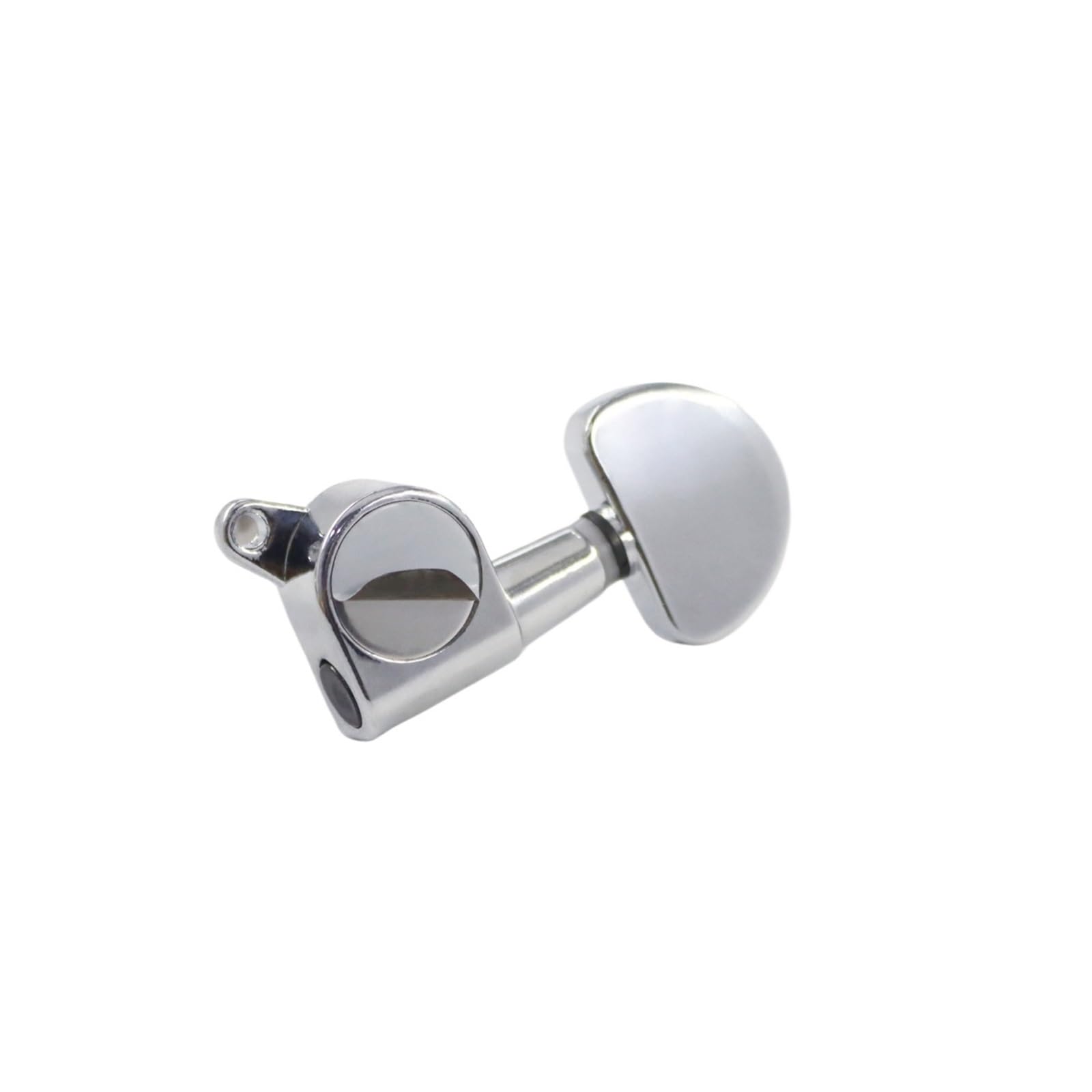 Clavijas de afinación de cuerdas de guitarra selladas, claves de máquina, afinadores for guitarra eléctrica o acústica semicircular, 3 plataformas izquierdas(Chrome Set)