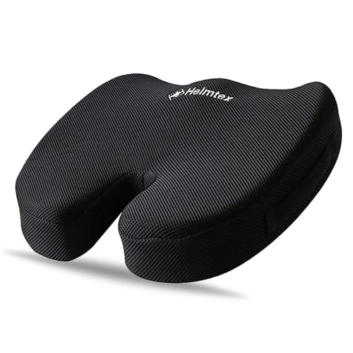 LS Memory Foam Seat Cushion Ergonomic Chair Pad with Back Support for Office Chair Gaming Chair Desk Chair and Office Desk Use