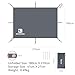 Hikeman Tent Footprint - Waterproof Camping Tarp, Heavy Duty Tent Floor Saver, Ultralight Ground Sheet Mat for Hiking, Backpacking, Hammock, Beach - Storage Bag Included(PU3000mm,180 * 210CM)