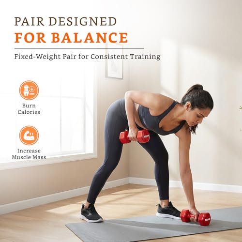 Image of Amazon Brand - Solimo Vinyl Dumbbell