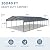 EROMMY 20x40 FT Metal Carport, Heavy Duty Carports with Galvanized Steel Roof and Frame, Sturdy Car-Shelter in All Weathers, Easy Assembly Car-Canopy for 2 Cars, SUV, Tractors and Boat, Gray