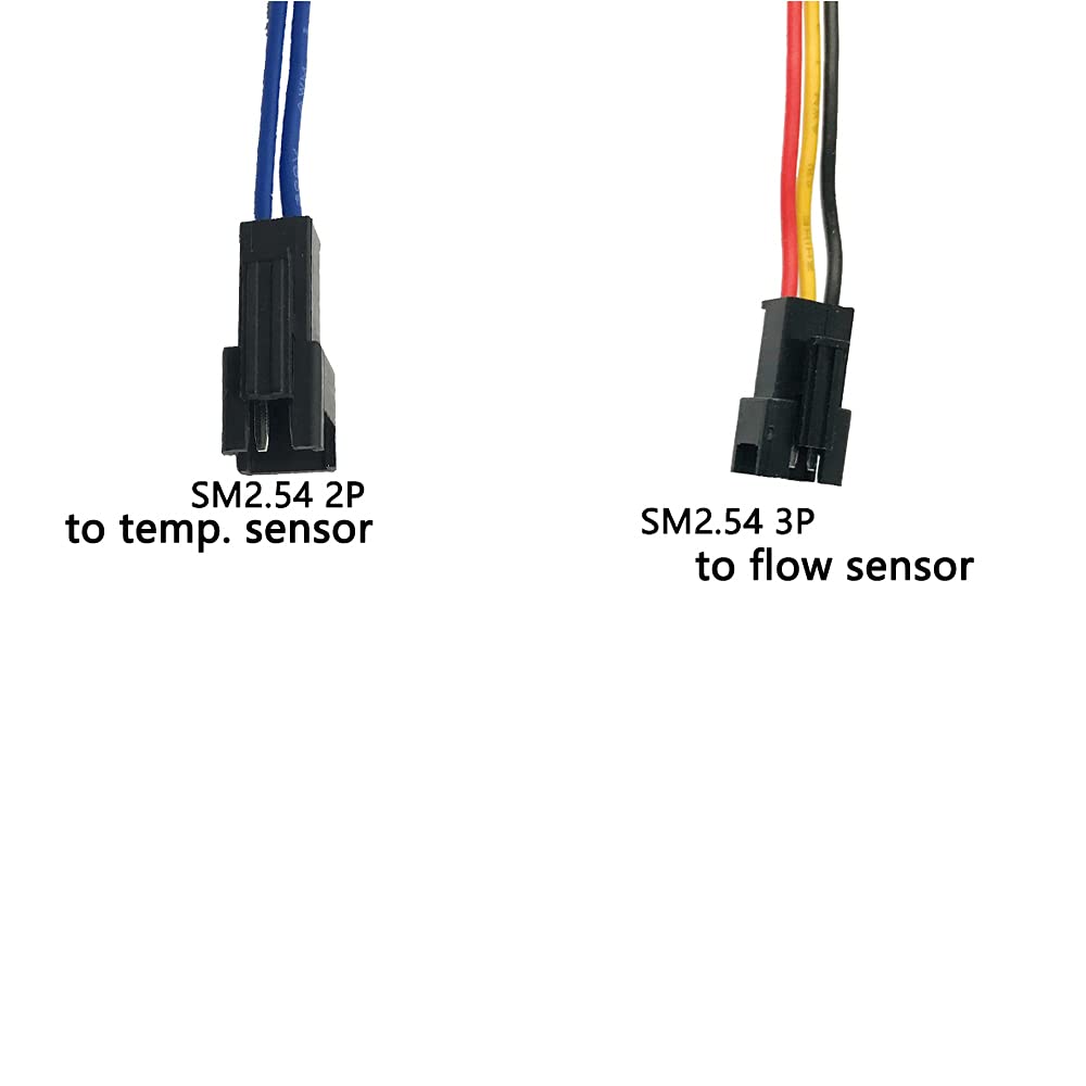 Écran de Lecteur de débitmètre numérique Lite avec capteur de débit d'eau USC-HS10TA (Color : Meter Only)