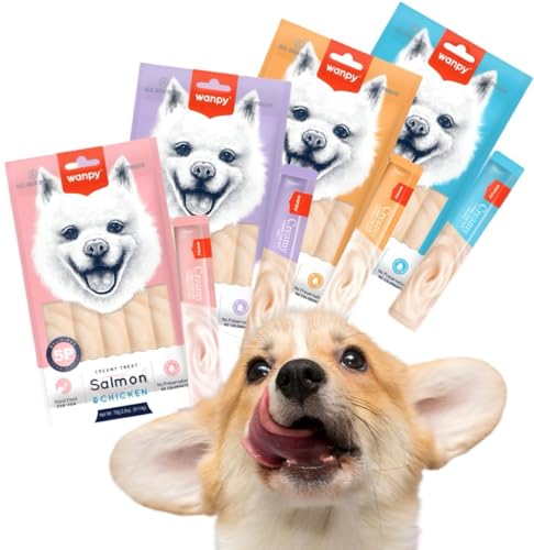 Petisco Para Cães Úmido Truly Wanpy Creamy Vários Sabores Tubetes Bacon Born (7, Frango)
