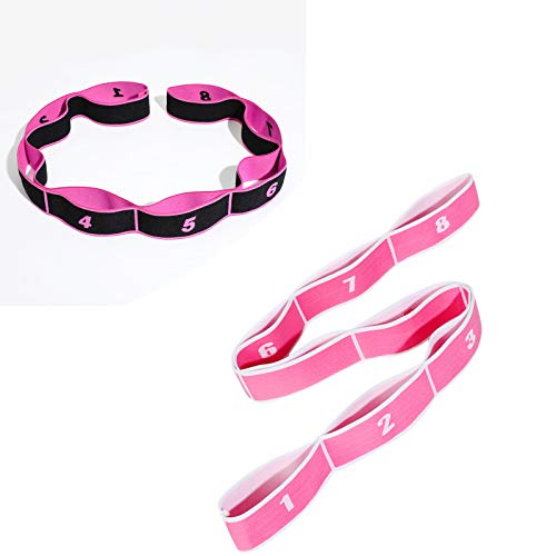 Mounchain Multi-Loop Stretch Exercise Bands Stretching Strap, Durable and Soft, Top Choice of Physical Therapists & Athletic Trainers