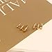 14k Gold Claw Earrings for Women Sterling Silver Claw Cuff Stud Earring Wrap Perforated Minimalist Fashion Cubic Zirconia Classic Stud Earrings (G)