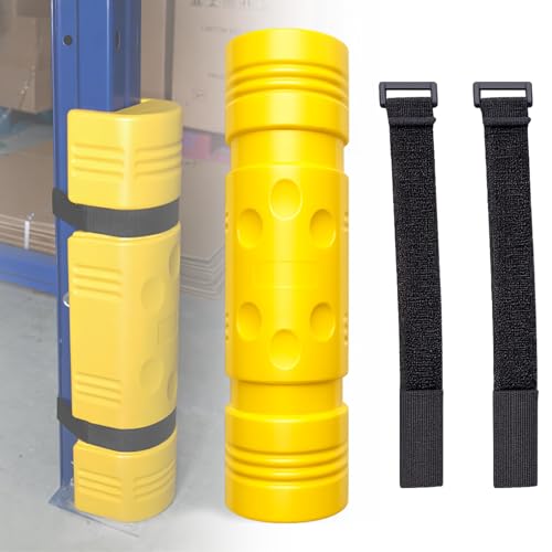 Protection de colonne carrée 8,9 cm en PEHD pour entrepôt