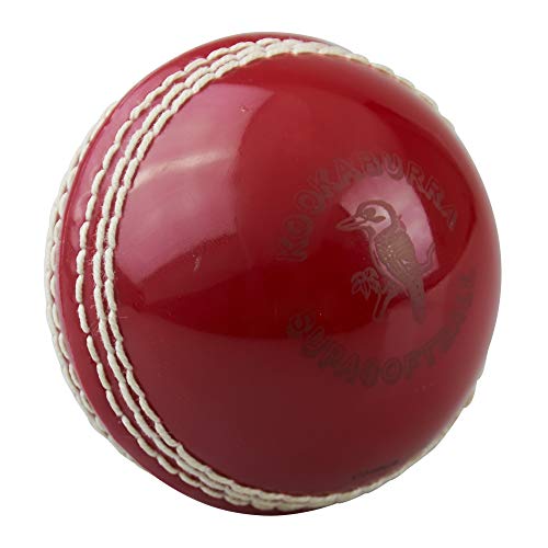 KOOKABURRA Unisex-Youth Super Softa Cricket Ball, Red