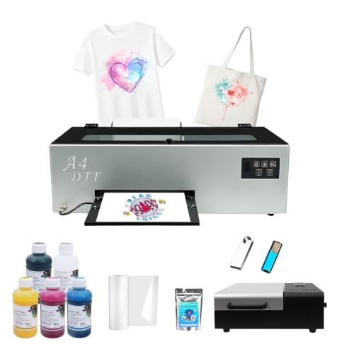 A4 DTF Printer for T-Shirts, Custom Garment Printing, DTF Transfer...