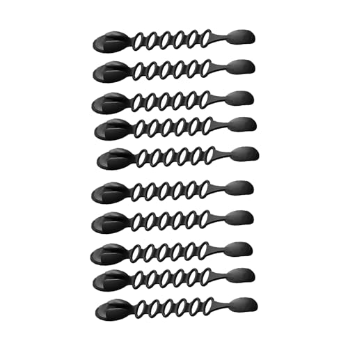 XISAOK 10pcs Christmas Garlands Hook for Stockings Silicone Adhesive Straps Kitchen Wire Storage Hook Cable Organizers