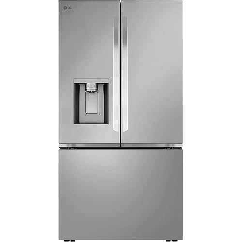LG LRRXC2606S 26 Cu. Ft. Stainless Counter-Depth French Door Smart Refrigerator