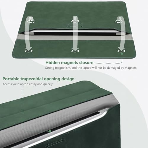 HYZUO 15 Inch Laptop Case Bag Sleeve with Stand for MacBook Air 15 M5 M4 A3241 M3 A3114 M2 A2941 2026-2023 - Image 4