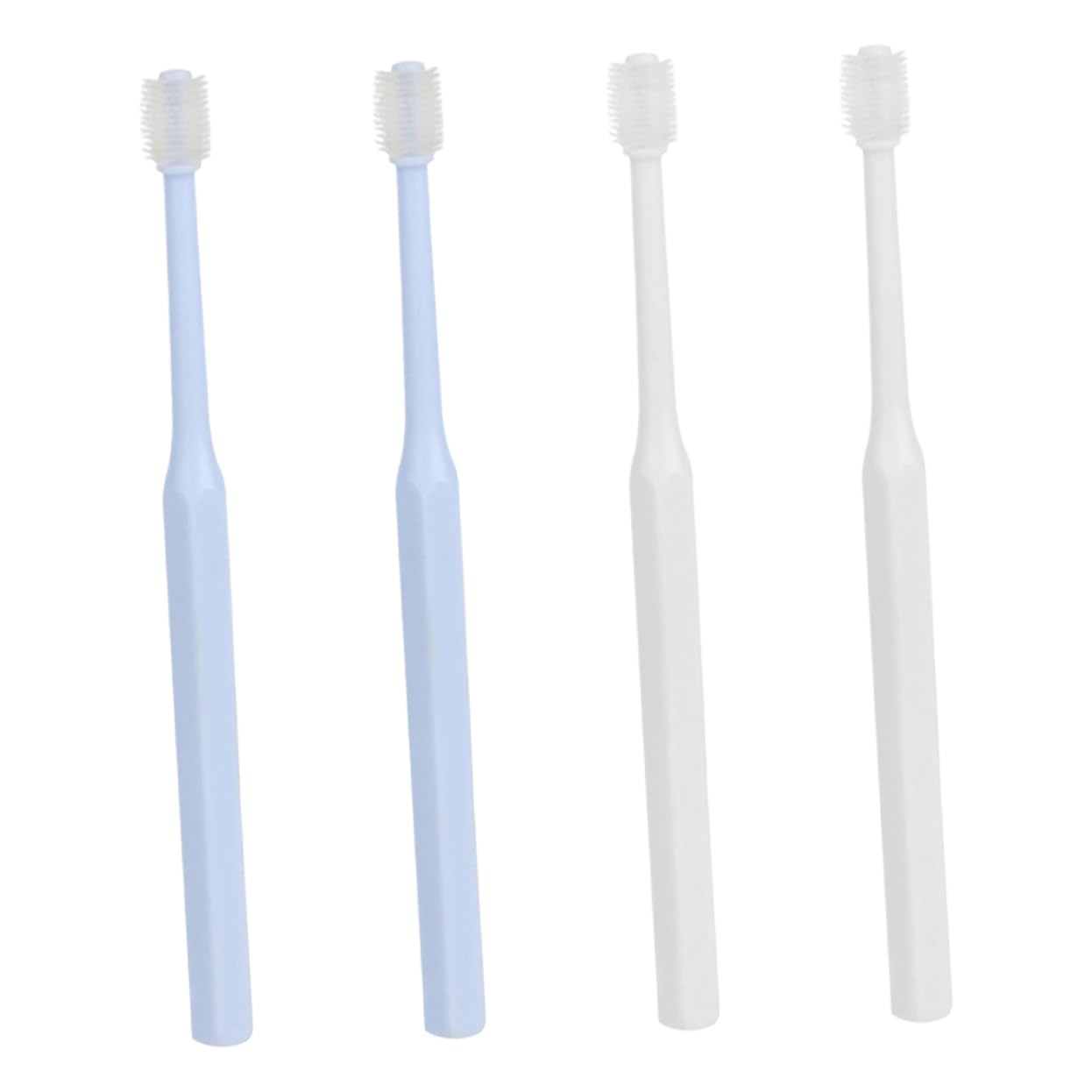 Supvox 12stücke Haustier-zahnbürsten Hunde Und Katzen Oralreinigung Ergonomisches Design Sanfte Zahnreinigung Für Kleine Haustiere Inklusive Blaue Und Weiße Bürsten