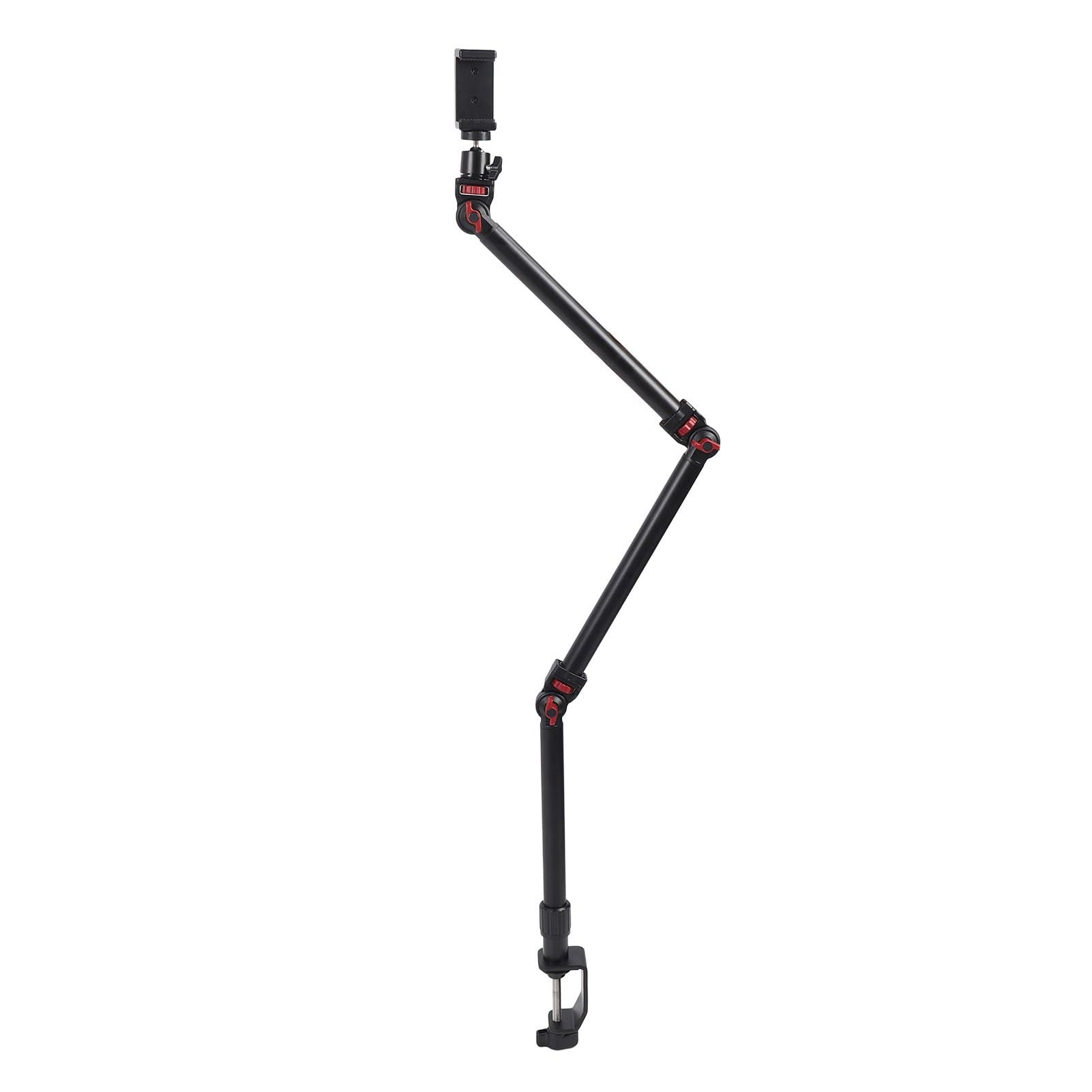 Alomejor Adjustable Overhead Camera Mount, Detachable Articulating Arm | Alluminio resistente, carico massimo 7,2 libbre, adatto per DSLR, webcam