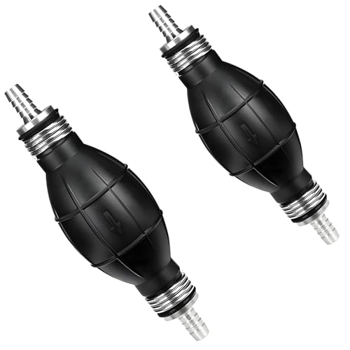 Arvoni 2 Pcs d'Amorcage 8mm, Pompe à Main pour Carburant Diesel, Essence, Eau, Pompe de Transfert...