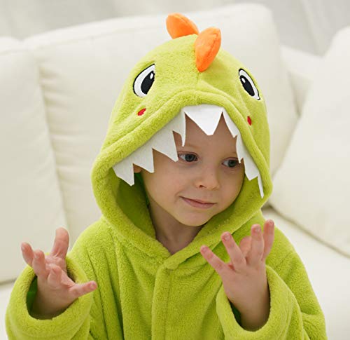 Absmm AB-SM200706 Boys Girls Bathrobe Kids Toddler Cartoon Dinosaur thumb #5