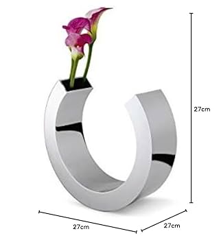 Philippi オメガ ベース φ30cm ステンレス　花台　花器 Amazon.co.jp: PHILIPPI フィリッピ オメガベース 花瓶 フラワー