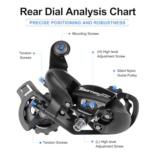 Relwears RD-TX800 Tourney 8-Speed Mountain Bicycle Rear Derailleur-Rd-Tx800 thumb #1