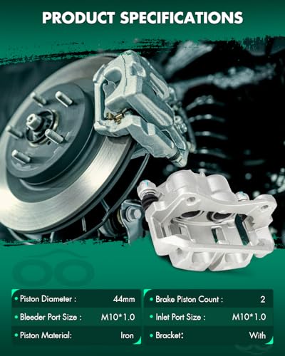 Image of SCITOO Front Left Brake Caliper With Bracket 19B3102 Compatible For Acura TL 2009-2014, For Acura TLX 2015-2018, For Honda Ridgeline 2006-2014