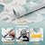Sevalo Leaf Peel and Stick Wallpaper Boho Contact Paper for Cabinets Green Greenery Leaves Contact Paper Self-Adhesive Removable Wallpaper Eucalyptus Botanical Bathroom Waterproof 17.3inW 78.7inL