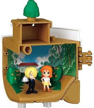 Amazon ワンピース メモリアルログシップ ゴーイングメリー号 ナミ サンジ In ココヤシ村 単品 食玩 通販