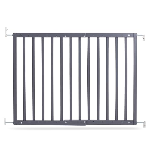 Geuther 2700 schwenkbares Türschutzgitter Passung: 63 cm - 103,5 cm Türgitter Treppenschutzgitter zum Bohren extra hohes Babygitter stufenlos einstellbar Sicherheitsverschluss Grau Geuther 2700 schwenkbares Türschutzgitter Passung: 63 cm - 103,5 cm Türgitter Treppenschutzgitter zum Bohren extra hohes Babygitter stufenlos einstellbar Sicherheitsverschluss Grau