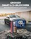 CARHEV Starthilfe Powerbank, 5000A Booster Auto Starthilfe, 12V Starter Powerbank(Bis zu 8.0L Benzin/8.0L Diesel) Auto Batterie Booster Starter mit Schnelllade USB Ausgänge und LED Taschenlampe