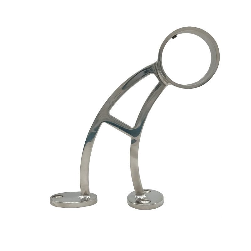 Support de main courante marine 50 mm pour fixer solidement votre rampe en inox