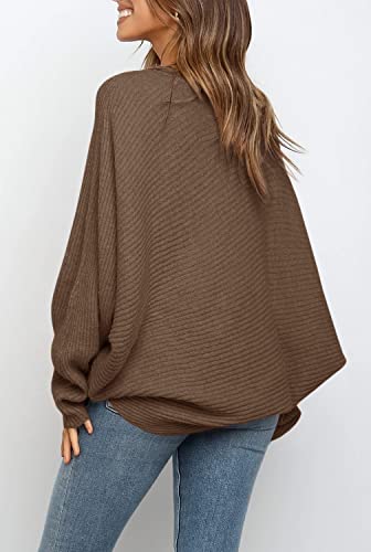 Image of Mafulus Womens Oversized Sweater Fall Winter Slouchy Pullover Jumper Tops