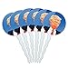 GRAPHICS & MORE Happy Donald Trump Make America Great Cupcake Picks Toppers Decoration Set of 6