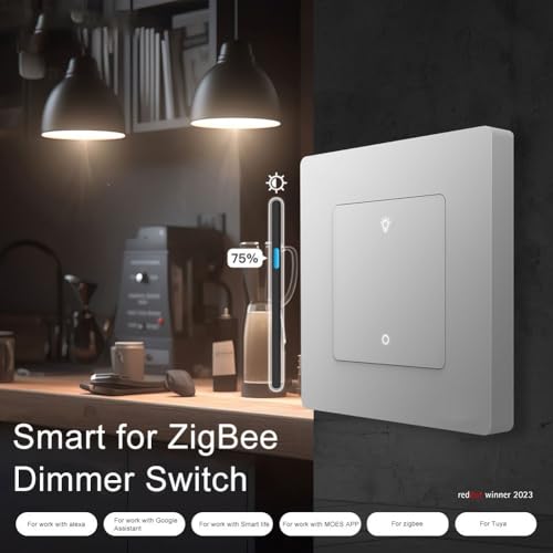 Variateur Zigbee intelligent compatible avec assistant vocal pour maison connectée - 2