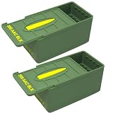 Ten Point Gear .300 Blackout Rifle Round Ammo Box 50 Round (2 Pack) Stackable Ammo Storage Case Organizer for .300 Blackout Rifle Ammunition with Secure Lid – Durable Ammo Holder Made in USA