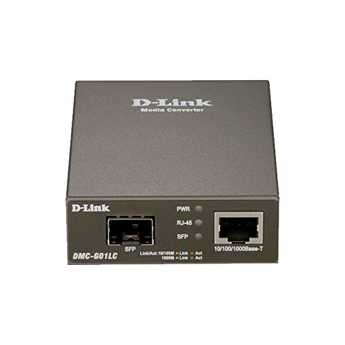 D-Link DMC-G01LC 1000Mbit/s Gris convertisseur de support réseau - Convertisseurs de support réseau (1000 Mbit/s, IEEE 802.3ab,IEEE 802.3u,IEEE 802.3x, Gigabit...