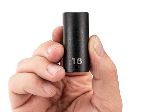 Image of TEKTON 1 /4 Inch Drive x 16 mm Deep 12-Point Impact Socket | SID03316