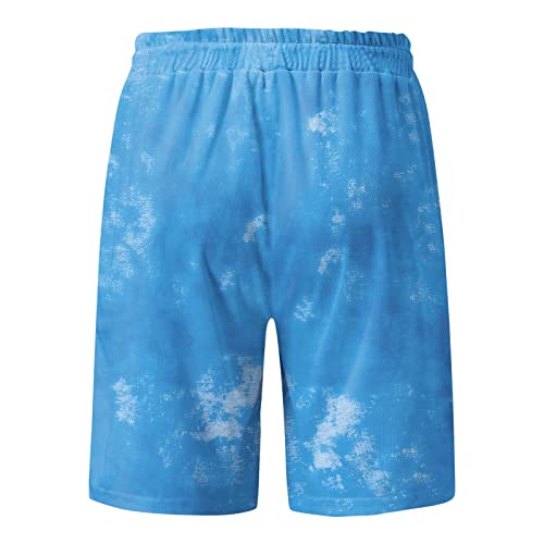 Lomhmn Zomer Board Shorts Voor Mannen Mode Shorts 2024 Heren Lente Zomer Casual Shorts Broek Gedrukt Sport Strand Broek met Zakken Mens Board Shorts 40, Blauw, S - Afbeelding 5
