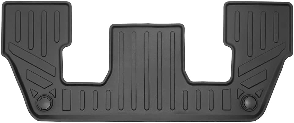 SMARTLINER All Weather Custom Fit 2nd Row Floor Mat Liner Set Compatible with Fits 2021-2025 Jeep Grand Cherokee L (Only Fits 6 Passenger Models with 2nd Row Center Console)