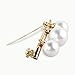 4pcs Seguridad Agujas Broches para Ropa Mujer, Clip de Chal Clips de...