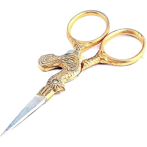 G.S Rooster Scissors/Gold Stork Rooster Scissors Fiberglass Nails Embroidery Cover